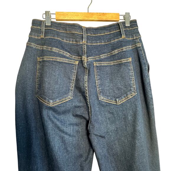 Bagatelle Collection Wide Leg Jeans Size 30 | High Rise Dark Wash Denim Pants - Picture 6 of 8